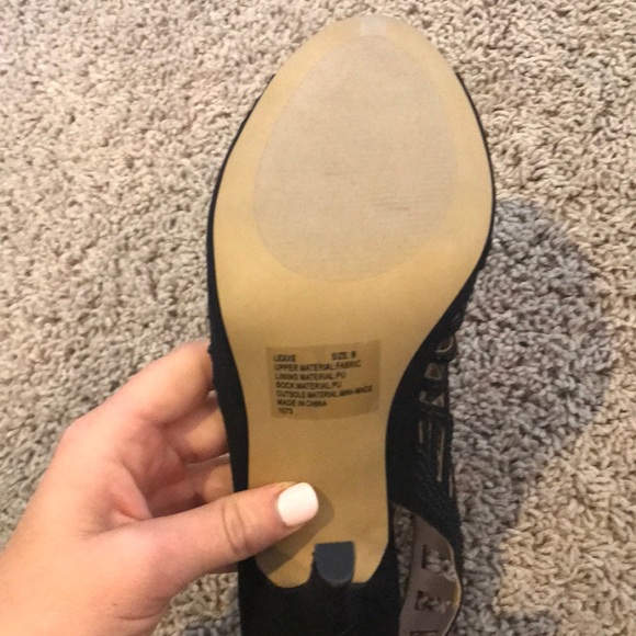 Betsy Johnson Glitz Black Heels - Picture 4 of 4